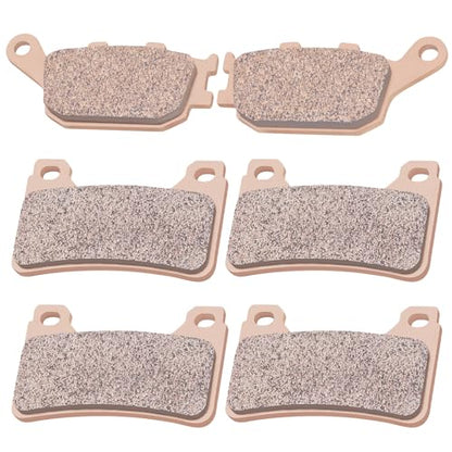 AHL Front & Rear Brake Pads Set for Honda CBR600RR CBR600 RR 2005-2006 (Sintered copper-based) - size: Sintered copper-based