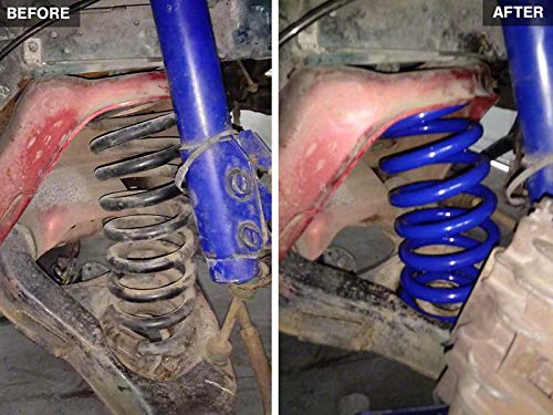 Lowering Springs | Linear Standard Rate Suspension Upgrade with 1.5-Inch Drop | Blue Finish Performance | Compatible with Ford Mustang Coupe 1979-2004 Excluding 1999-2004 Cobra - size: Touring (79-04 Coupe, Excluding 99-04 Cobra)