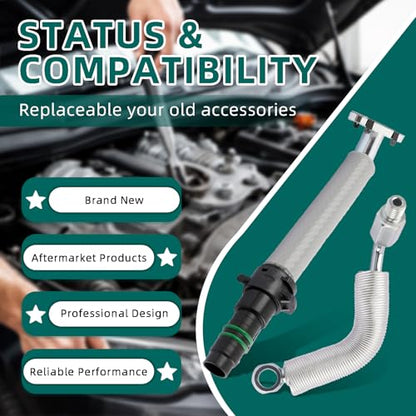 AUTOKAY Turbo Charger Coolant Return Hose Line For Chevy Cruze Sonic Trax
