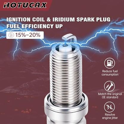 UF634 Ignition Coils & Spark Plugs Tune Up Kit, 4 Pack - size: UF634 & Spark Plug