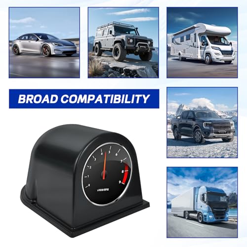 wuyaoyao Universal 2" 52mm Single Hole Dash Gauge Pod Holder, Black - color: Black, size: 1-Hole