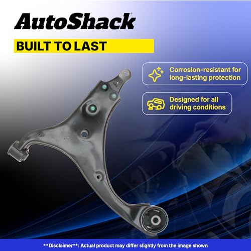 AutoShack Front Right Lower Control Arm with Ball Joint, 1pc
