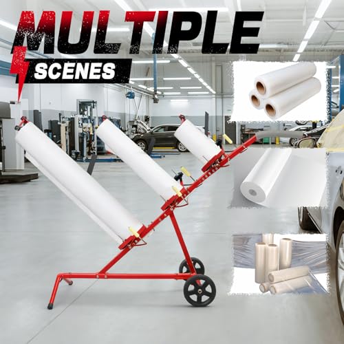 Triple Auto Body Masking Machine Masking Paper Machine Holds 12",
