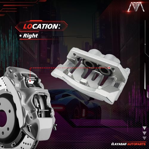 18B5076 Rear Right Passenger Side Disc Brake Caliper Assembly - color: Rear Right/Passenger Side