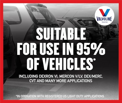 Valvoline Multi-Vehicle (ATF) Full Synthetic Automatic Transmission Fluid 1 GA, Case of 3 - size: 4 QT, Case of 3