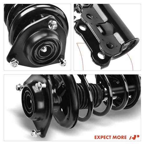 A-Premium Rear Complete Strut Assemblies with Coil Springs, Set of 2 - style: Front Strut