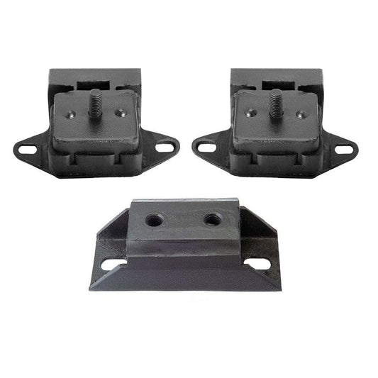 Replacement Parts for Interlocking Engine Motor Mounts Trans Mount for Jeep CJ5 CJ7 3.8L 4.2L 1976 1977 1978 1979 1980 1981 1982 1983 1984 1985 1986