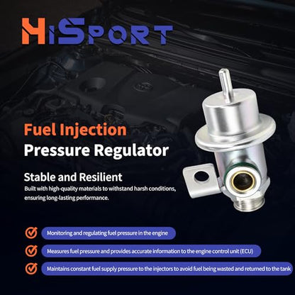 HiSport 17089203 Fuel Injection Pressure Regulator 3.0BAR - size: HSFPR105