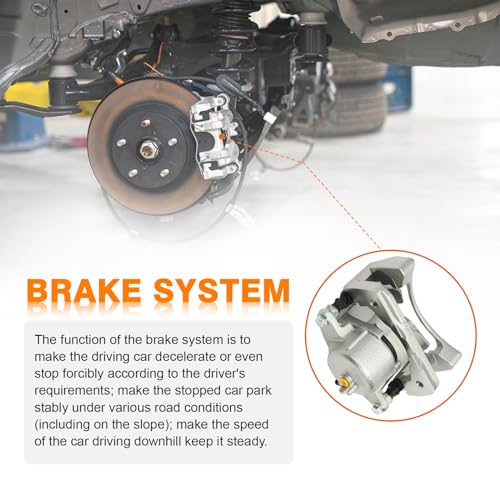 19B2644 Front Driver Disc Brake Caliper - size: 19B2644