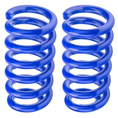 3'' Front Lowering Coil Springs Compatible with 1963-1987 Chevy C10 GMC C15 2WD, Bolt-On Powder Coated Drop Coils Front Suspension Kit (Blue) - color: blue, size: 1963-1987 C10 C15