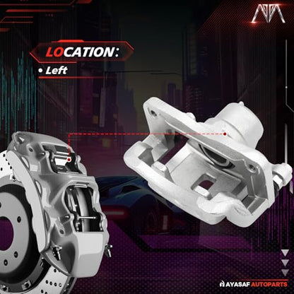 19B3346 Rear Left Driver Side Disc Brake Caliper Assembly - color: 19B3346 Rear Left