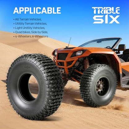 Set of 2 20x7-8 ATV/UTV Tires, 20x7x8 All-Terrain Tires