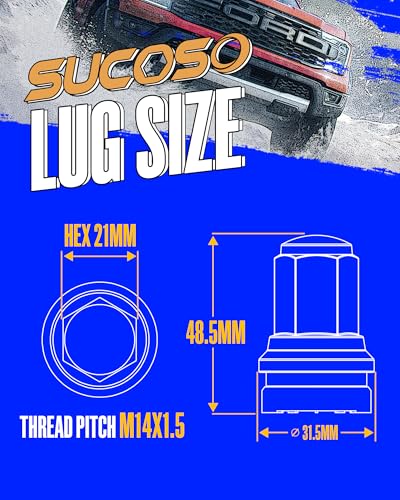 14x1.5 Ford OEM Lug Nut, Mag Seat One-Piece Stock Wheel Lug Nut with Washer - color: Silver, size: M14X1.5-F250/F350