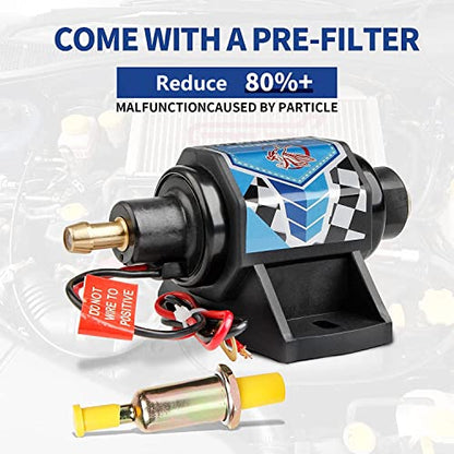 CarBole 12 Volt Electric Fuel Pump 5-9 PSI, 35 GPH for Gasoline Engines - color: 5-9PSI 35 GPH for Gasoline