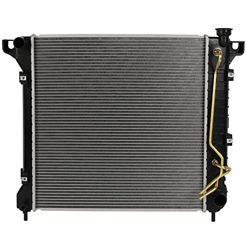 SCITOO 1905 Engine Coolant Aluminum Radiator Assembly for Dodge Model - size: 1905