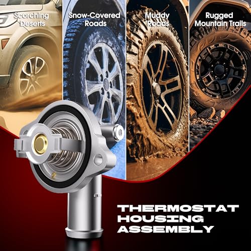 Upgrade Aluminium Engine Coolant Thermostat Housing Assembly