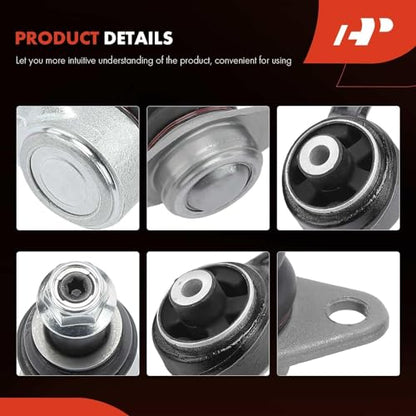 A-Premium 6Pcs Suspension Kit, Front Upper Lower Control Arm