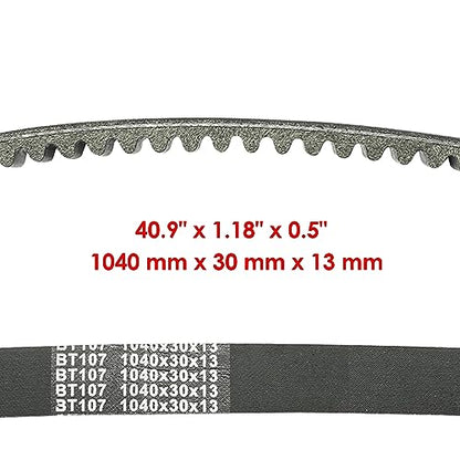 Caltric Complete Primary Drive Clutch with Belt Compatible with Polaris Sport 400L 400 L 1994-1999 / Big Boss 500 6x6 1998-2001 / Scrambler 500 4X4 2X4 1997-2009
