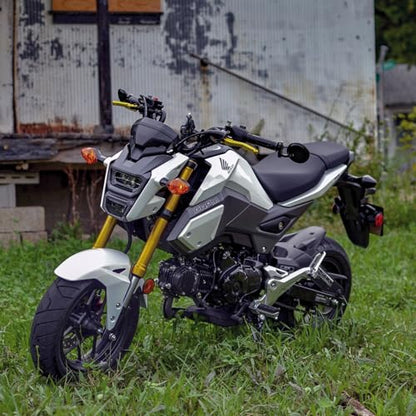 Mokuo Motorcycle Fairing Kits Compatible with Honda Grom MSX 125 2017-2020,White Color - style: White