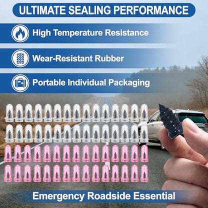 HMPLL 61 PCS Tire Repair Screws Kit