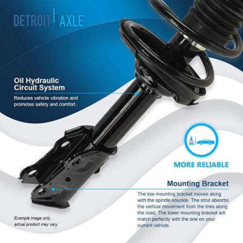 Detroit Axle - 4pc Front End Suspension Kit for Toyota Echo 2000-2005 - size: 4CQ1201139/Big Kit