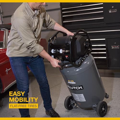 Klutch 29-Gallon Air Compressor, 2.5 HP, 120V, 175 PSI, 5.1 CFM at 90 PSI - size: 29 Gallon