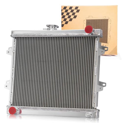 Radiator for 1984-1995 94 1985 Toyota Pickup SR5 22R DLX 2.4L L4 MT 4Runner - size: 1row radiator