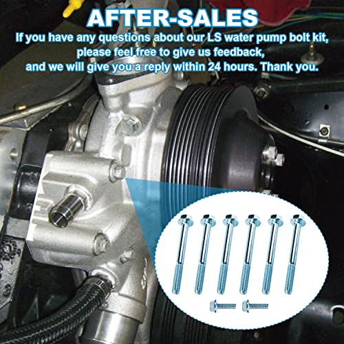 LS Water Pump Bolt Kit Thermostat Housing Bolts