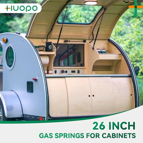 HUOPO SE263P120 26 inch 120lb Gas Struts for Tonneau Cover, 2 Pack