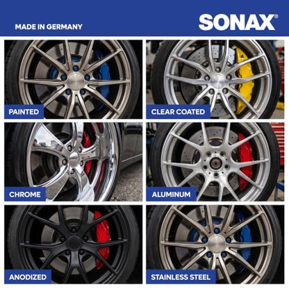 SONAX Wheel Cleaner PLUS, Non-Acid Brake Dust Wheel Cleaner, 5 Liter