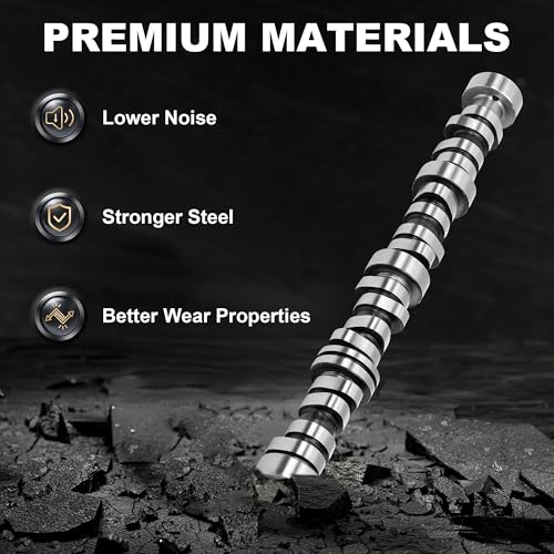 Partsflow Engine Camshaft 5.3L V8 VIN: F R C, Silver Steel - color: 12619823