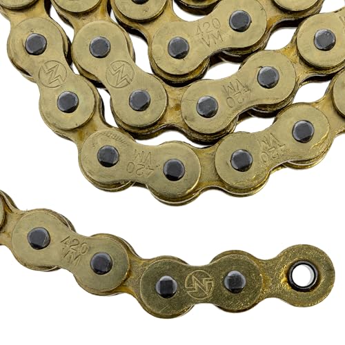 NICHE Drive Sprocket Chain Combo for Honda Grom 125 Front 15 Rear 34 Tooth 420 X-Ring 106 Links - size: X-Ring Chain