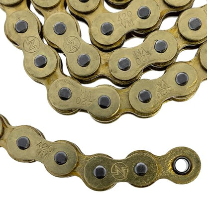 NICHE Drive Sprocket Chain Combo for Honda Grom 125 Front 15 Rear 34 Tooth 420 X-Ring 106 Links - size: X-Ring Chain