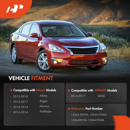 A-Premium 2.5L Engine Valve Cover Kit, with Gasket & Bolt & Oil Filler Cap - style: 2013-2018 Altima & Rogue