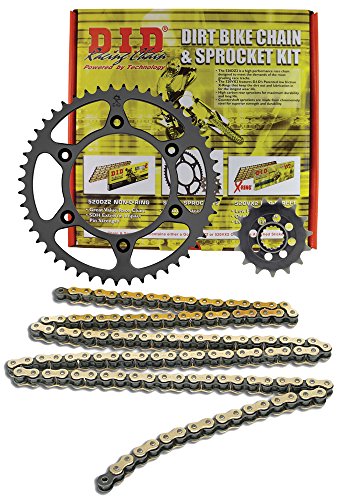 D.I.D MXY-001OEM+1 520DZ2 Gold Chain and 14 Teeth/51 Teeth Sprocket Kit - size: Rear Sprocket Teeth: 51