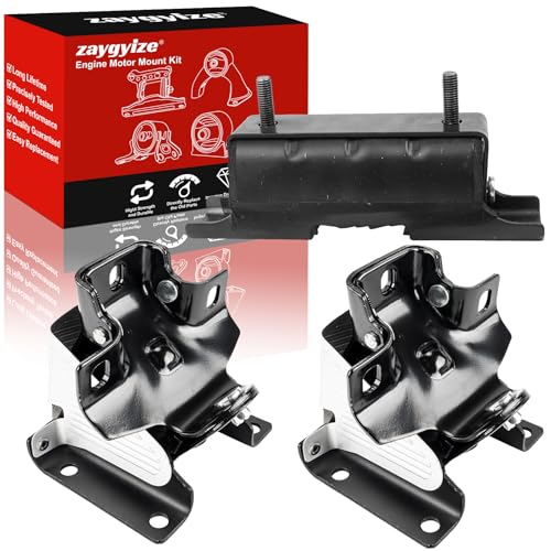 3Pcs Engine Motor Mount Trans Mount Fit for Chevrolet Silverado 1500 - size: 2000-2006 for Chevrolet Tahoe V8 4.8L/5.3L