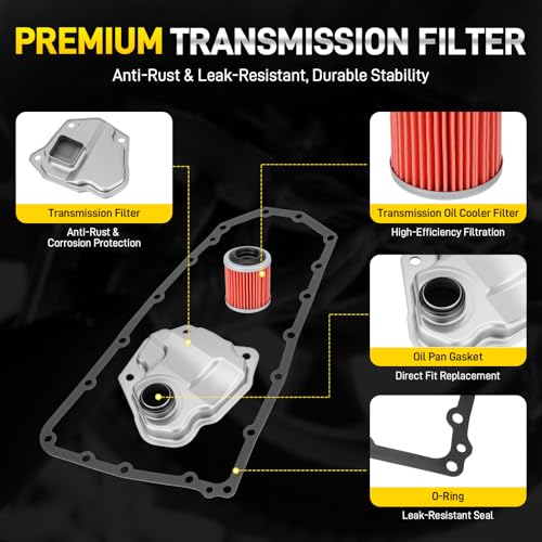 31728-1XF02 CVT Transmission Filter Oil Pan Gasket Kit 20 Holes - size: 31728-1XF02