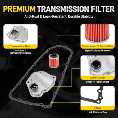 31728-1XF02 CVT Transmission Filter Oil Pan Gasket Kit 20 Holes - size: 31728-1XF02