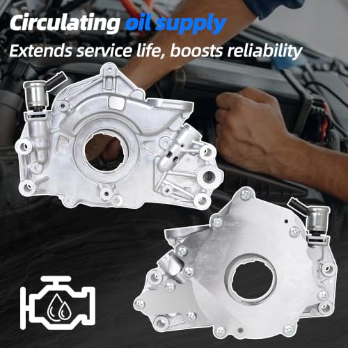 Oil Pump with Solenoid Valve 12686433 Compatible with Chevy Silverado 1500