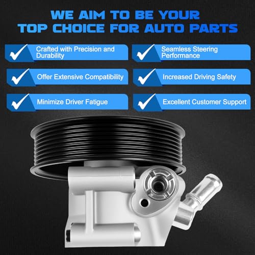 20-5206 Power Steering Pump Fit for 2011-2016 F250 F350 Super Duty - size: 20-5206