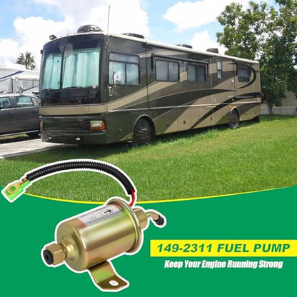 Podoy 149-2311 12V Electric Fuel Pump Compatible with Onan Cummins 4000 4KW