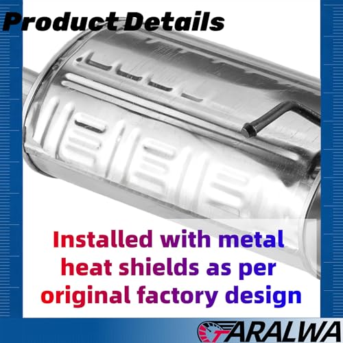 Direct Fit Exhaust Muffler For 2007-2011 Honda CR-V 2.4L,CRV3 - size: 2007-2011 Honda CR-V 2.4L
