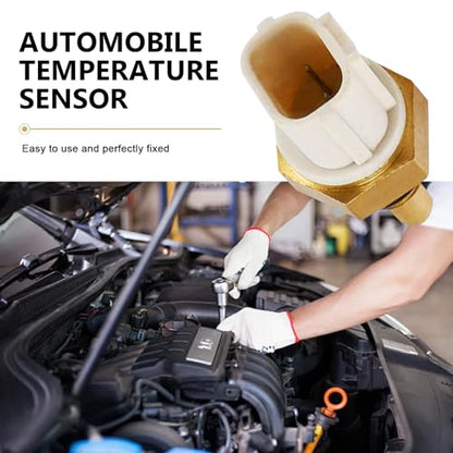 Engine Coolant Temperature Sensor Compatible with Honda Accord Civic CR-V Element Pilot Coolant Temp Sensor Replace OE# 37870-PLC-004, 37870-PNA-003, 37870-PNA-002