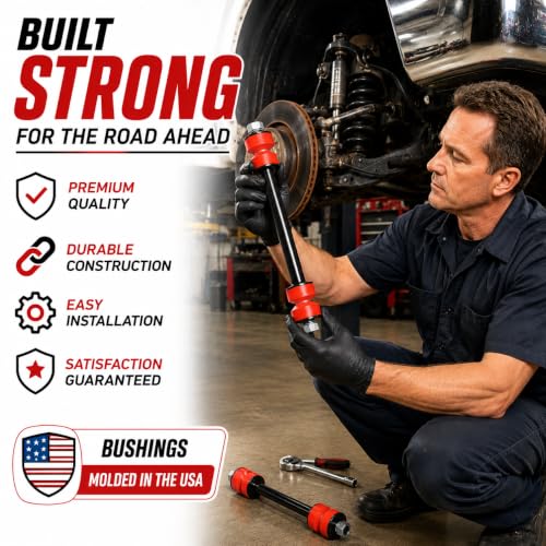 Suspension Dudes PAIR Front Sway Bar Stabilizer Links Mountaineer Pickup Explorer Ranger Ram, Bushings Made In USA K700542 K7275 (K700542 / K7275) - size: K700542 / K7275
