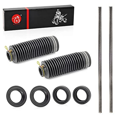 Heavy Duty Fork Springs & Seal For HONDA 1985-2013 XR100R CRF100F FRONT Fork Dust Seal Kit & FORK BOOT