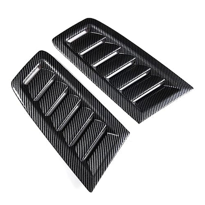 Universal Car Hood Vent Scoop Kit, Cold Air Intake Louvers for Auto Cooling, Fit for RS MK2 Bonnet Cover (Hydrographics Transfer Printing) - color: Hydrographics Transfer Printing
