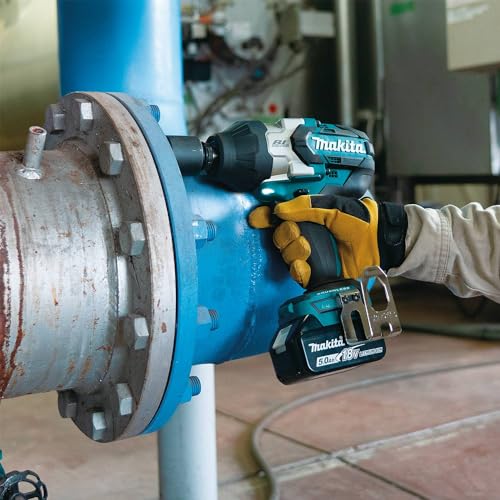 Makita XWT19T 18V LXT® Lithium-Ion Brushless Cordless 3-Speed 1/2" Sq. Drive Impact Wrench Kit w/Detent Anvil (5.0Ah) - style: Impact Wrench Kit