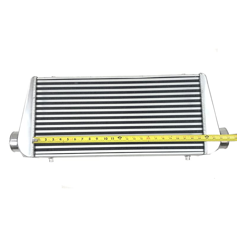 Aluminum Front Mount Turbo Racing Intercooler Overall Size 31x12x4" 3" Inlet/Outlet Universal