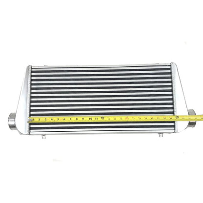 Aluminum Front Mount Turbo Racing Intercooler Overall Size 31x12x4" 3" Inlet/Outlet Universal