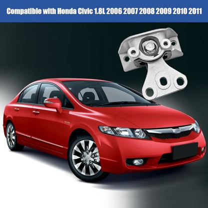 Engine Motor Transmission Mount Set Compatible with 2006-2011 Honda Civic 1.8L Engine Motor and Trans Mount Set Replace A4534 A4543 A4530 A4546（4PCS） - size: Fit for Honda Civic 1.8L 06-11 (not 1.3/2.0)